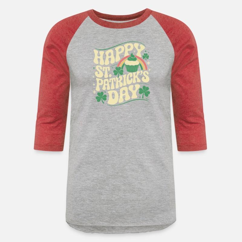 Happy St. Patrick's Day Cupcake - Retro Design