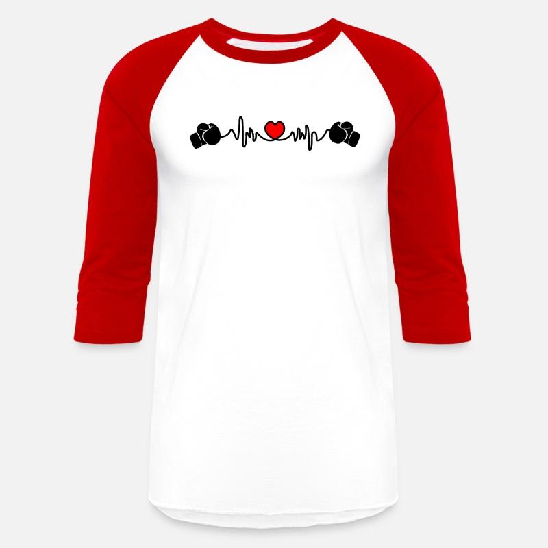 Heart beat boxing with two boxing gloves and heart