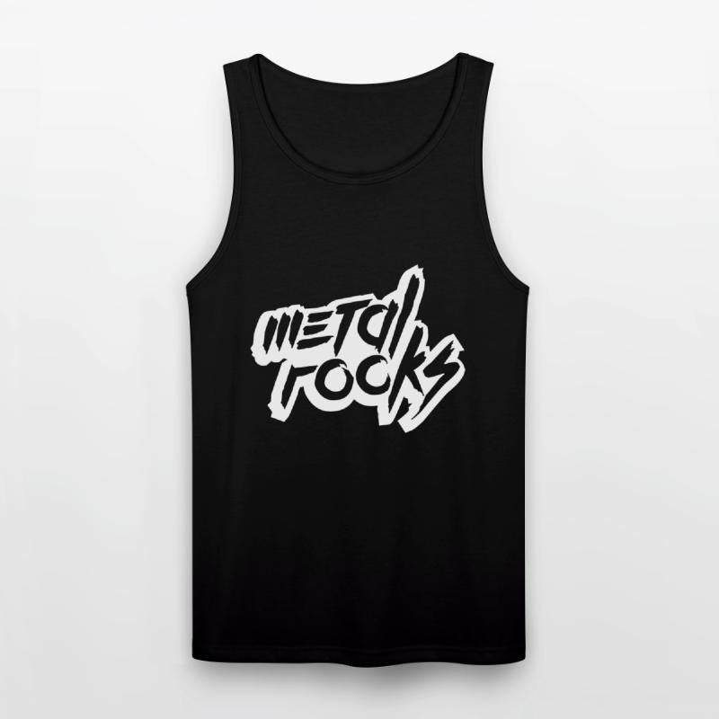 Heavy Metal Rocks Hard Rock Music Text Quote Logo