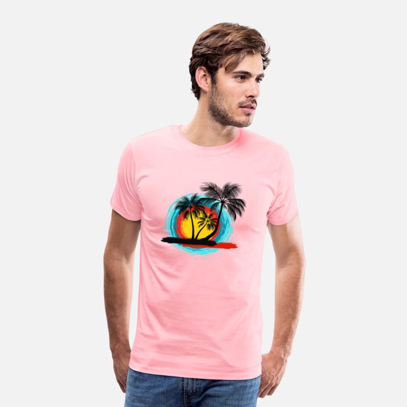 Hello summer paradise on Men's Premium T-Shirt