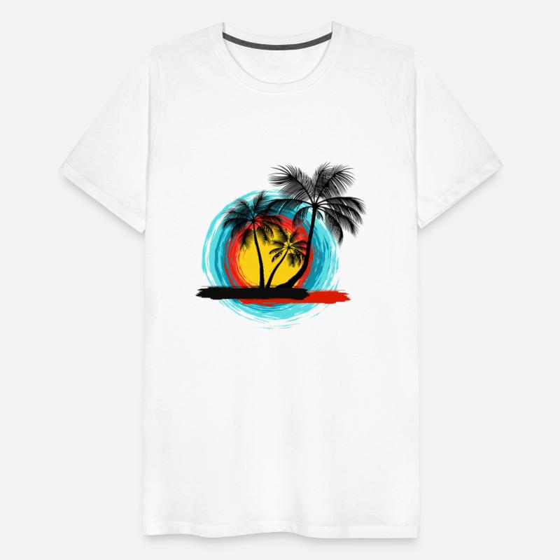 Hello summer paradise on Men's Premium T-Shirt