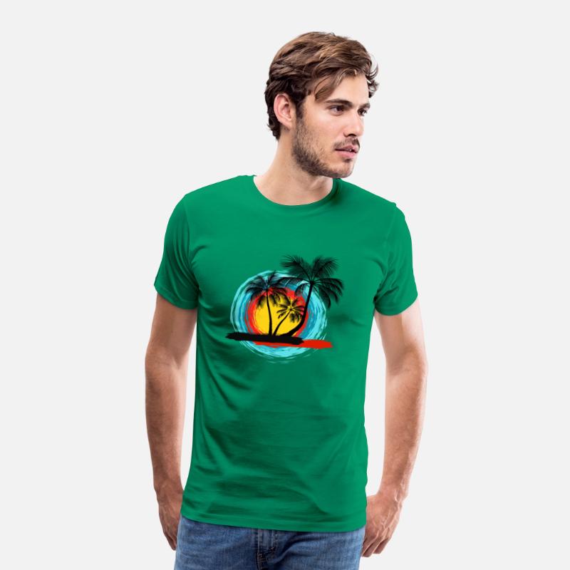 Hello summer paradise on Men's Premium T-Shirt