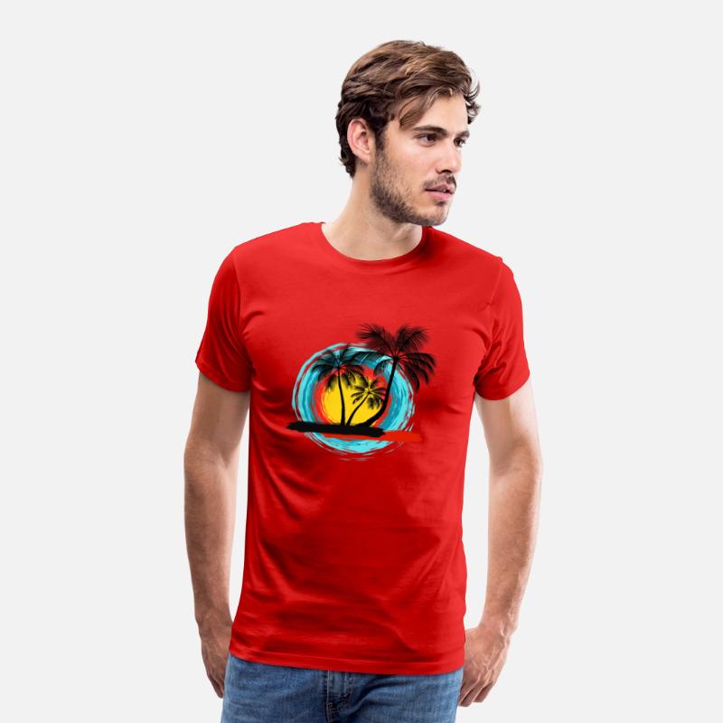Hello summer paradise on Men's Premium T-Shirt
