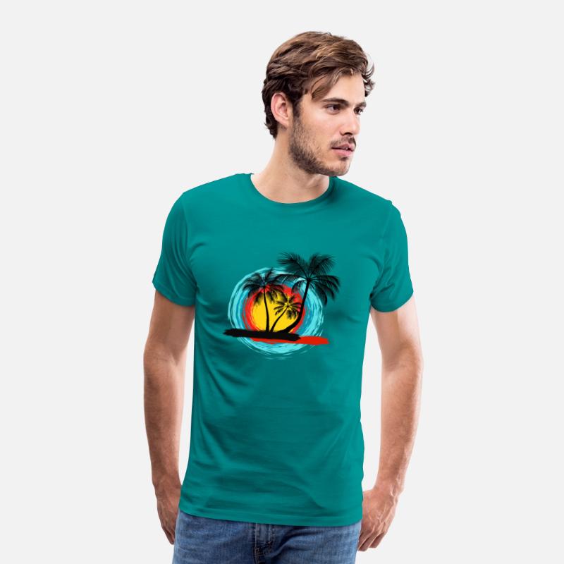 Hello summer paradise on Men's Premium T-Shirt