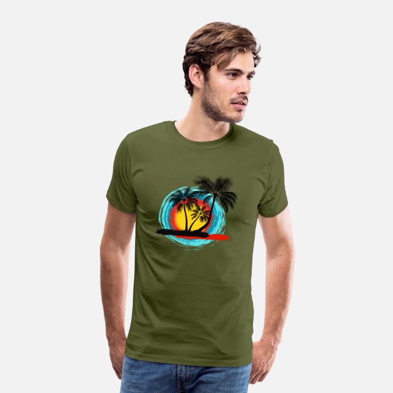 Hello summer paradise on Men's Premium T-Shirt