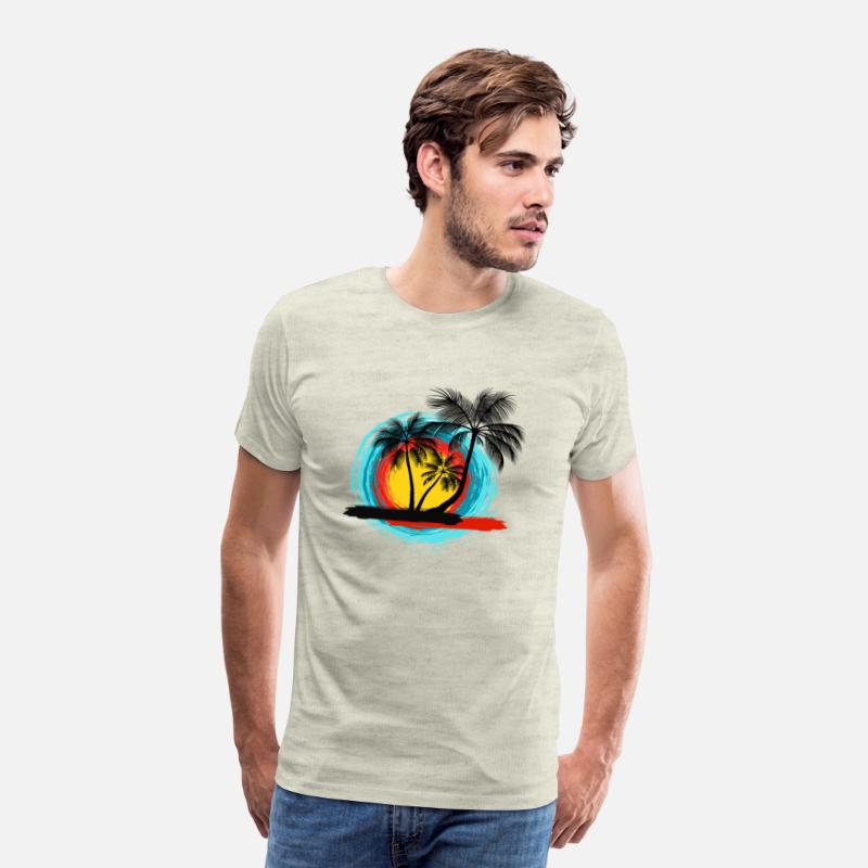 Hello summer paradise on Men's Premium T-Shirt