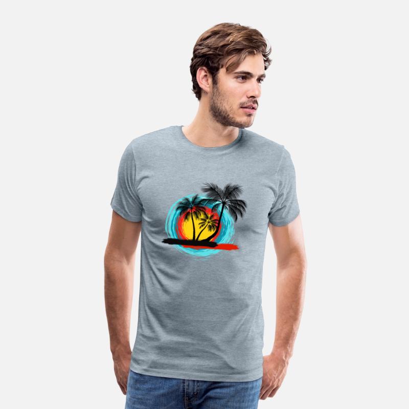 Hello summer paradise on Men's Premium T-Shirt