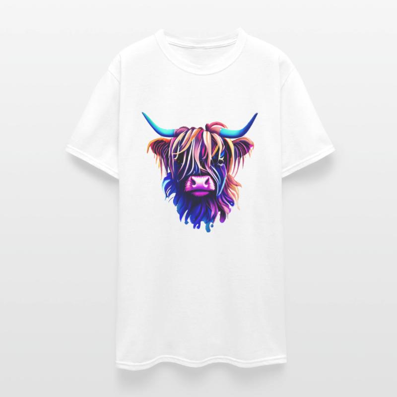 Highland cattle Illustration