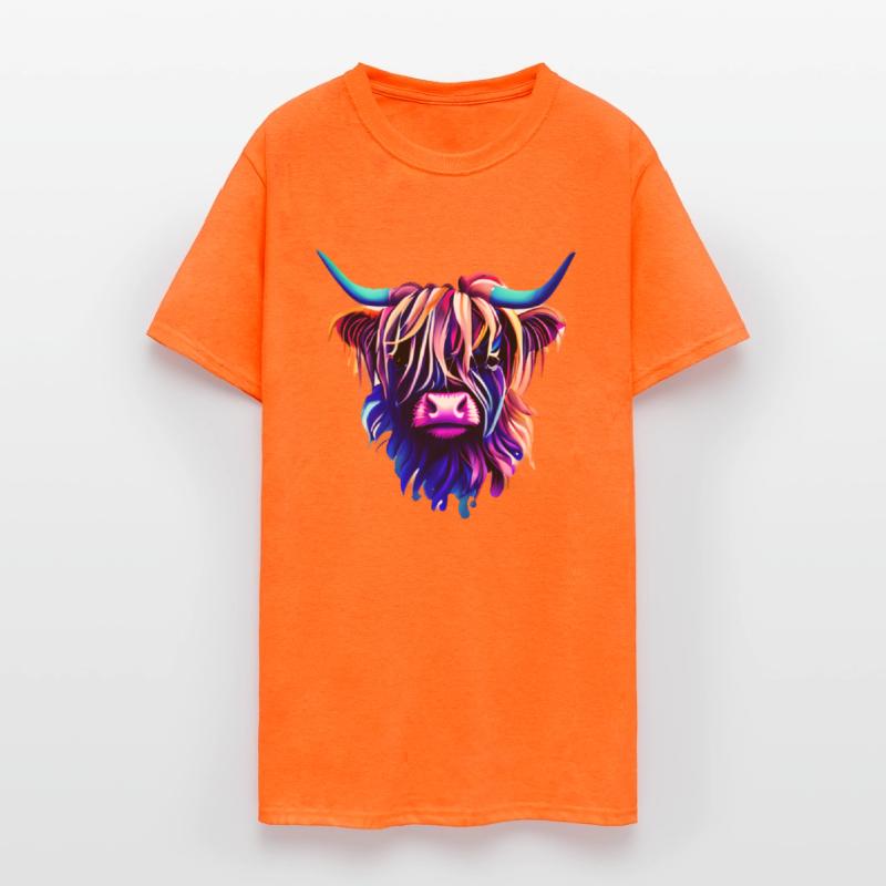 Highland cattle Illustration