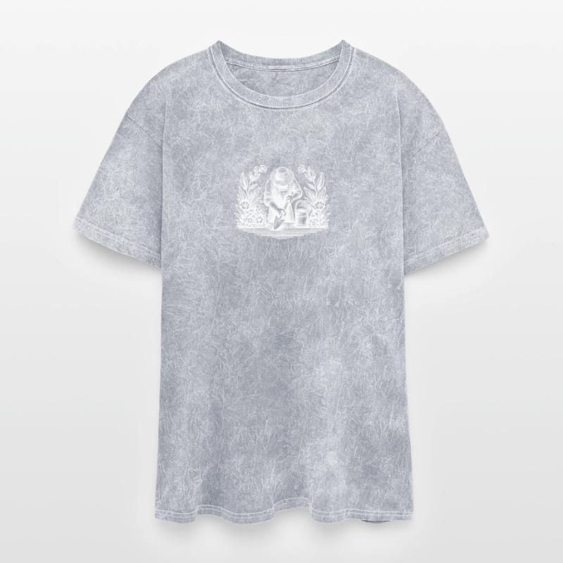 Hobby Gardener Gardening In The Flower Bed