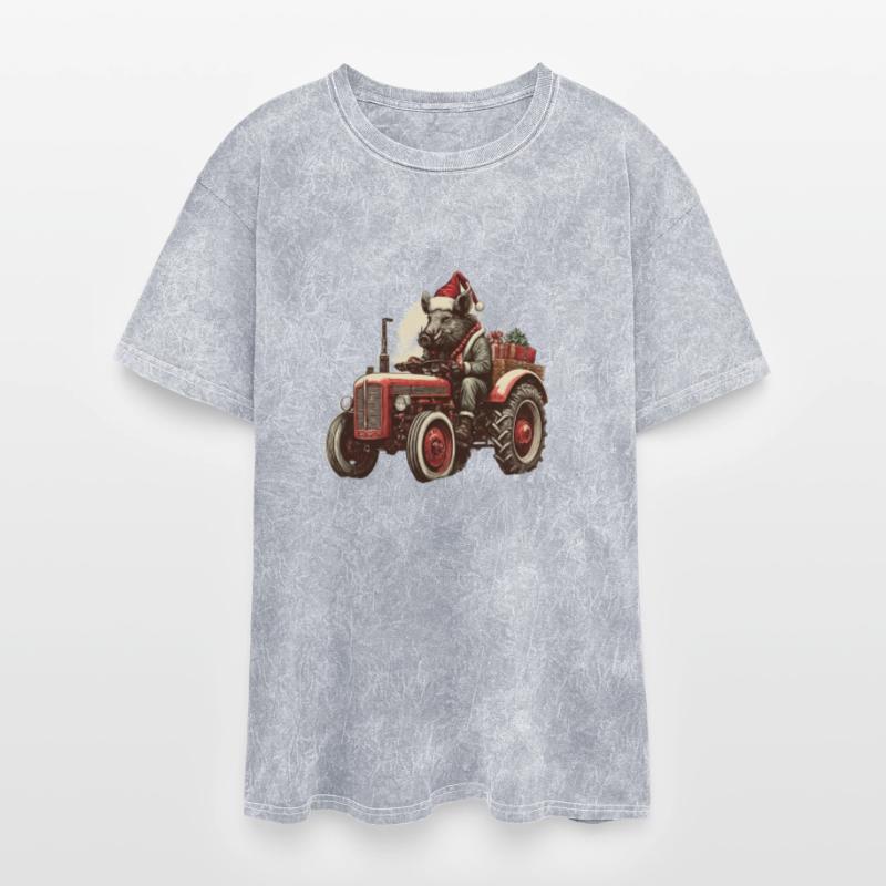 Holiday Santa Pig Farmer