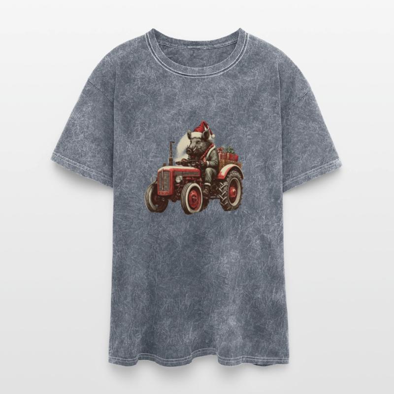 Holiday Santa Pig Farmer