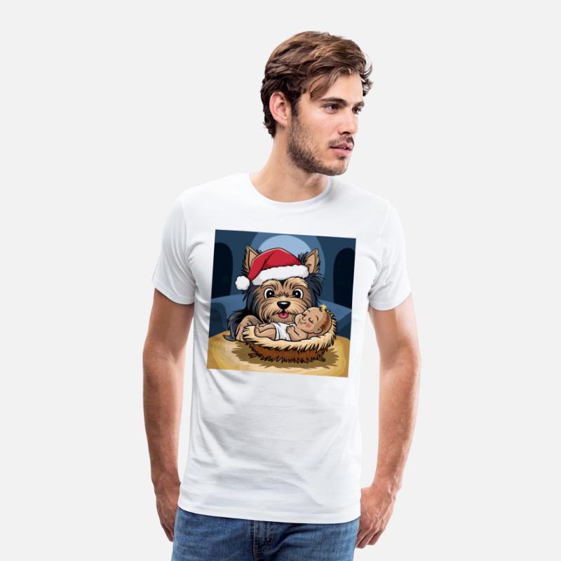 Holly child adored by Yorkshire Terrier