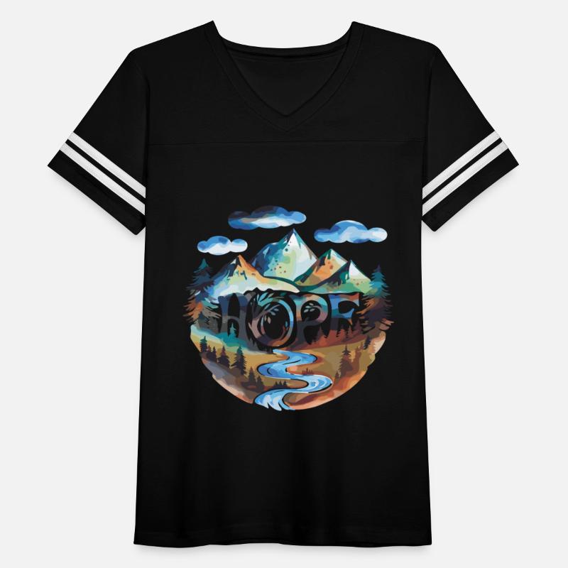 Hopeful Hiker in Scenic Landscape