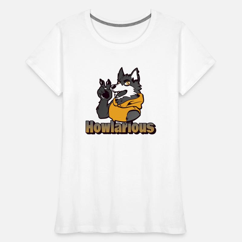 Howlarious Cool Ironic Wolf Funny