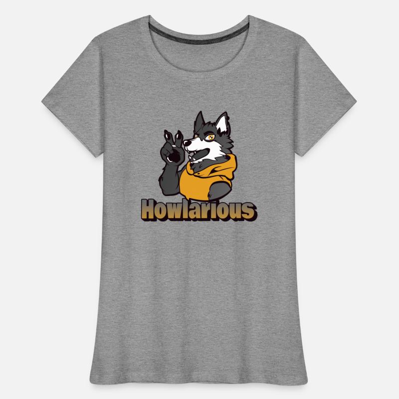 Howlarious Cool Ironic Wolf Funny