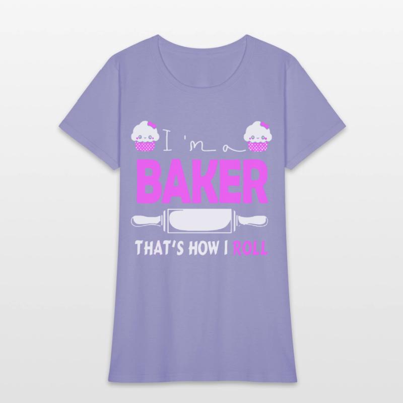 i am a baker that is how i rool pink delicous chef