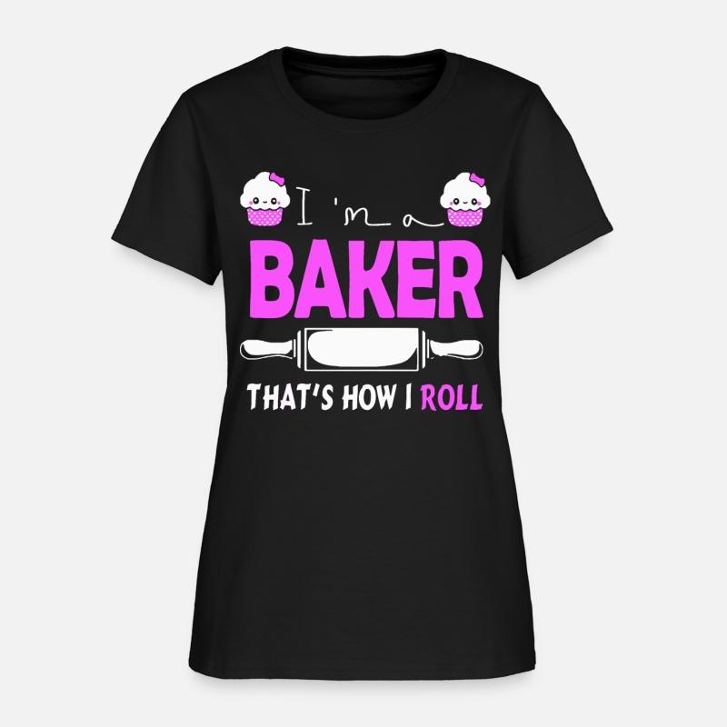 i am a baker that is how i rool pink delicous chef