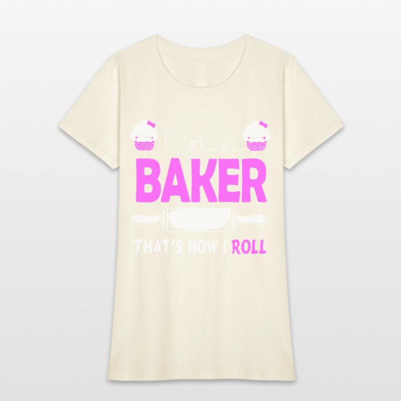 i am a baker that is how i rool pink delicous chef