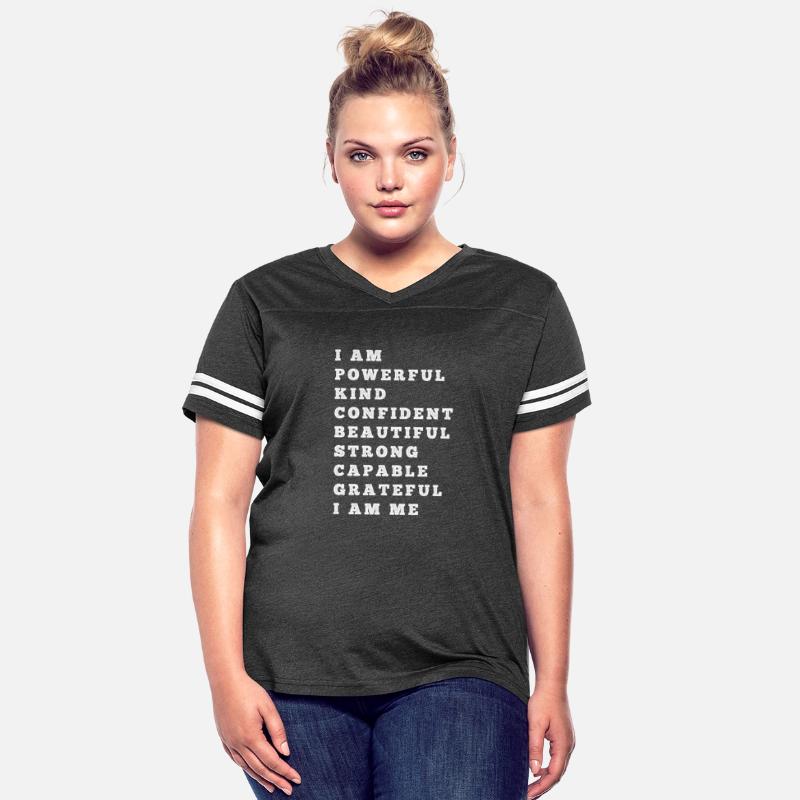 I Am Powerful Kind Confident Beautiful Strong Capa