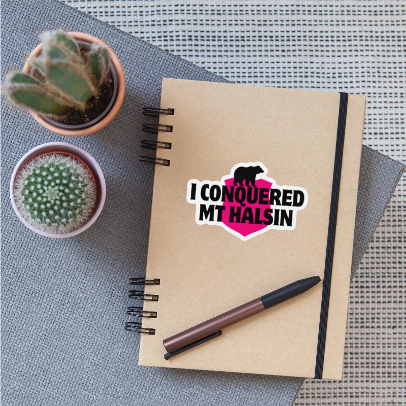 I Conqured Mt Halsin