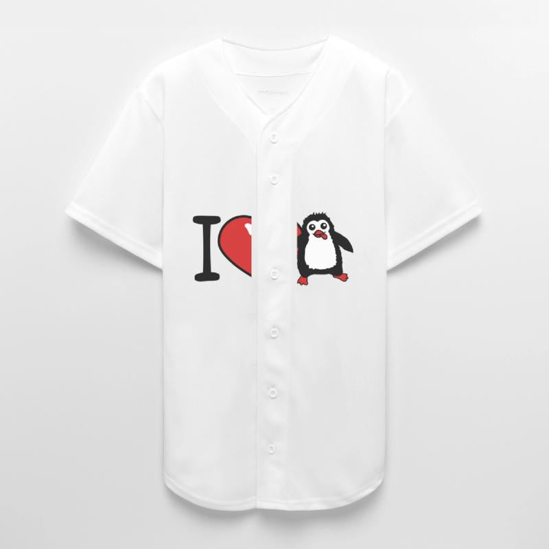 I Love Penguin Love Heart Symbol Cute Child Baby