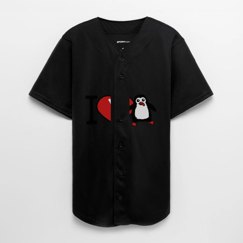 I Love Penguin Love Heart Symbol Cute Child Baby