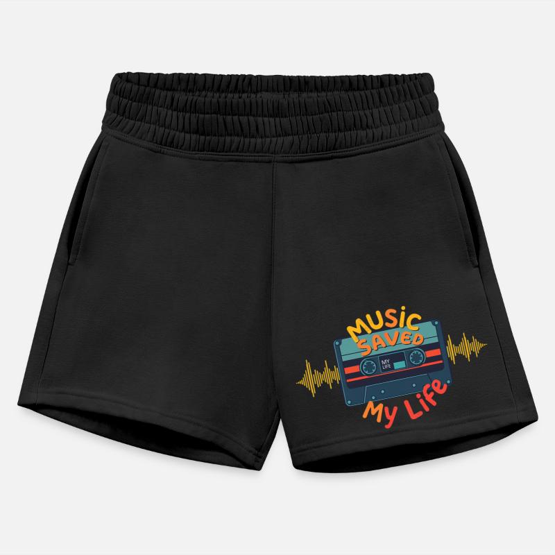 Illustration of a vintage cassette tape unrolli