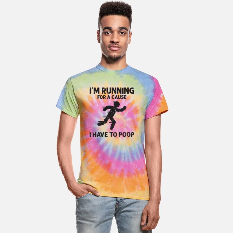 I'm running for a cause I have to poop - poop