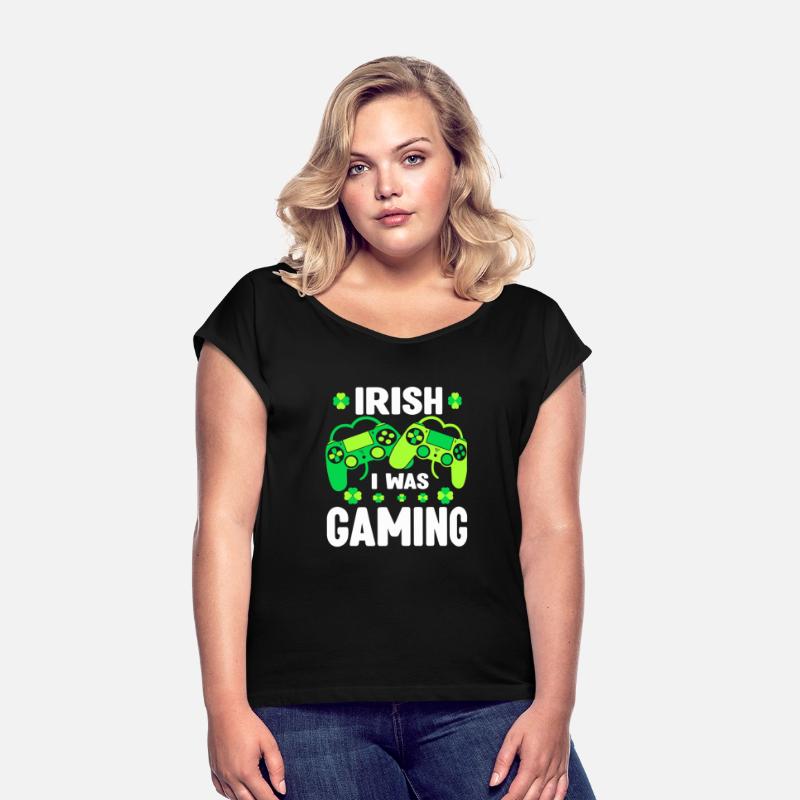 Irish I Was Gaming Video Game Irish Flag St Patric