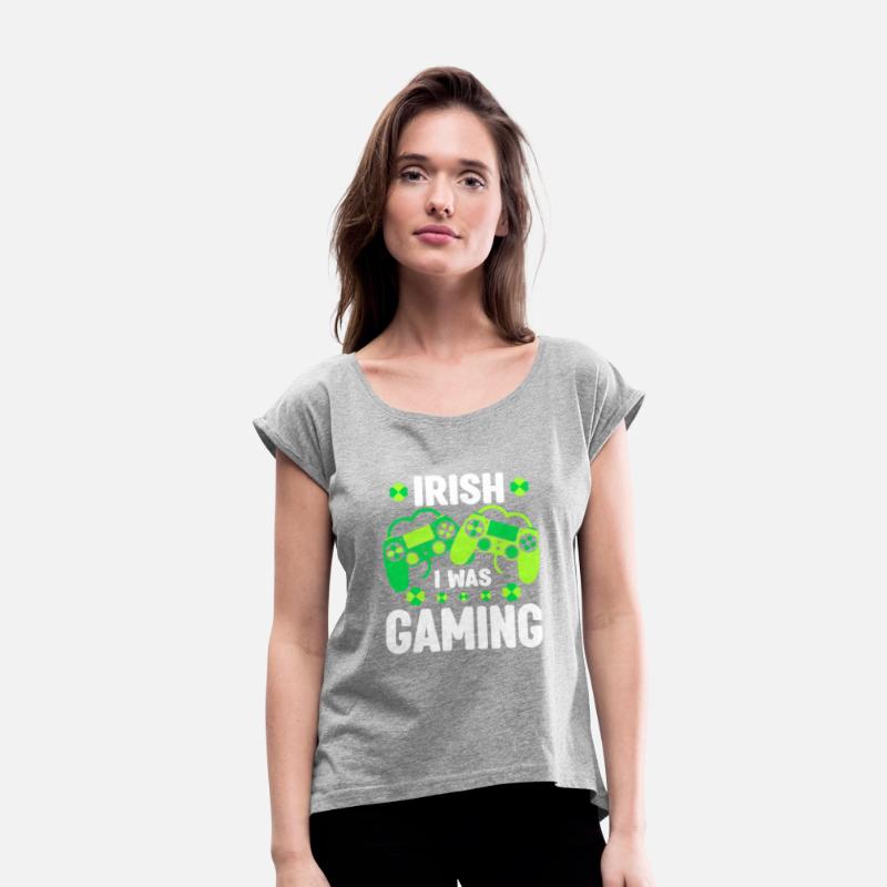 Irish I Was Gaming Video Game Irish Flag St Patric