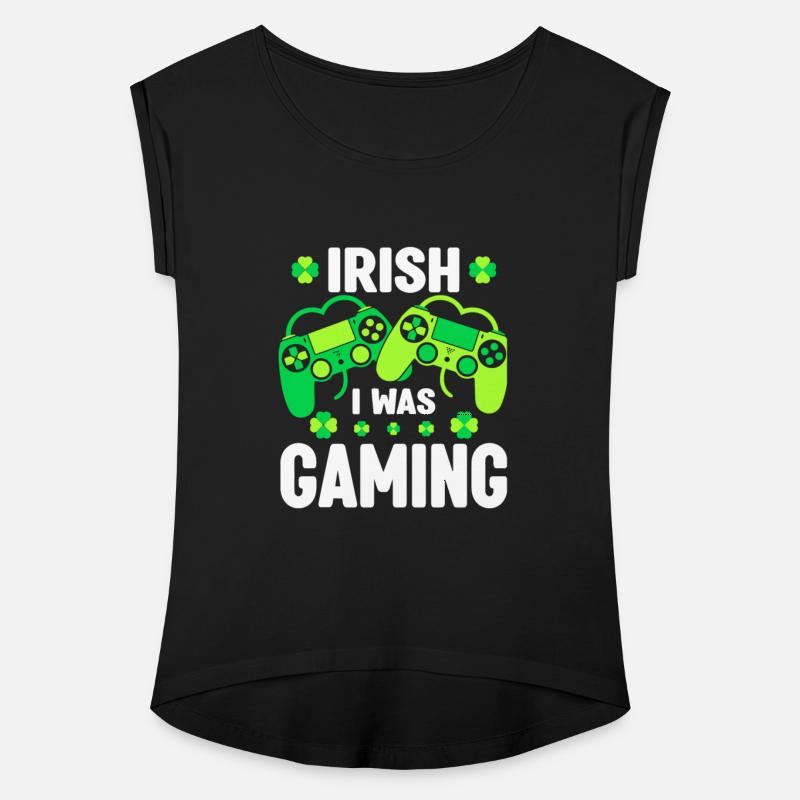 Irish I Was Gaming Video Game Irish Flag St Patric