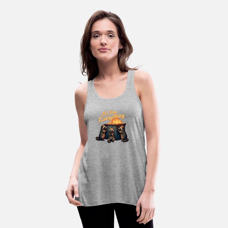 It's Fine Everything Is Fine Dumpster Fire T-Shirt