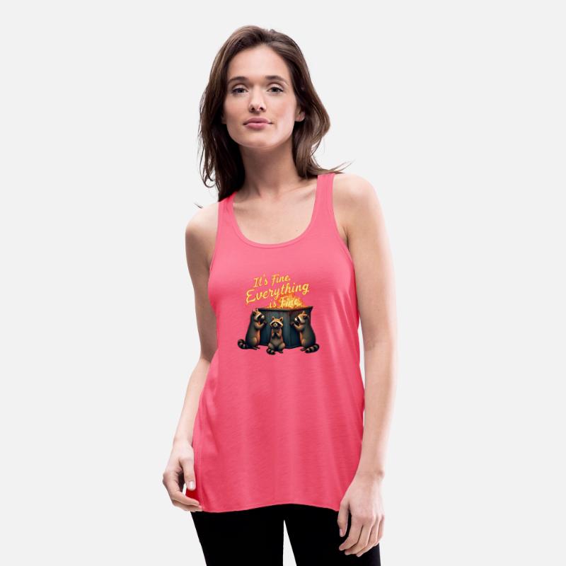 It's Fine Everything Is Fine Dumpster Fire T-Shirt