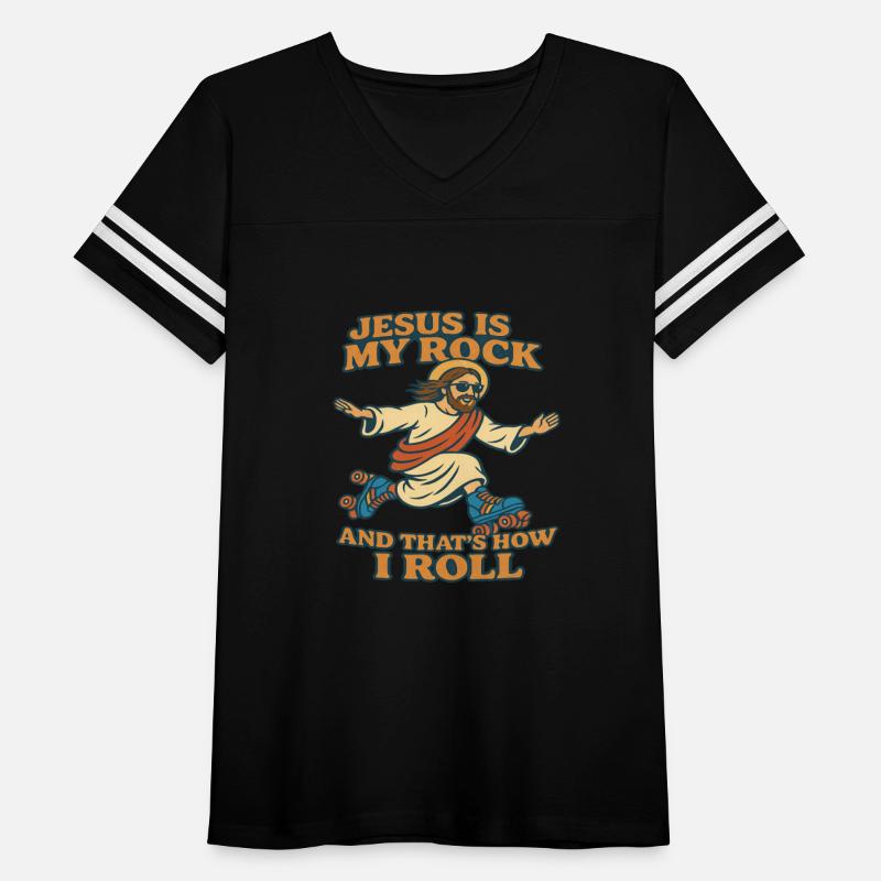 Jesus Is My Rock and That’s How I Roll T-shirt