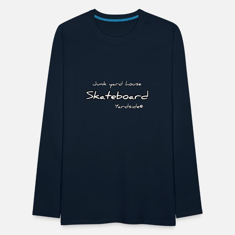 Junk yard house skateboard Yardside font logo