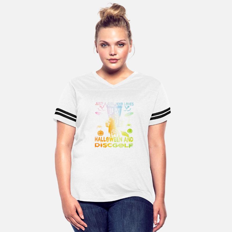 Just A Girl Who Loves Halloween & Disc Golf