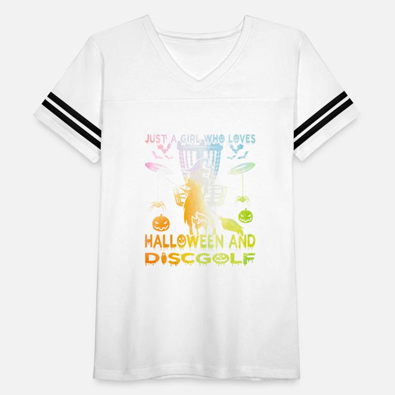 Just A Girl Who Loves Halloween & Disc Golf