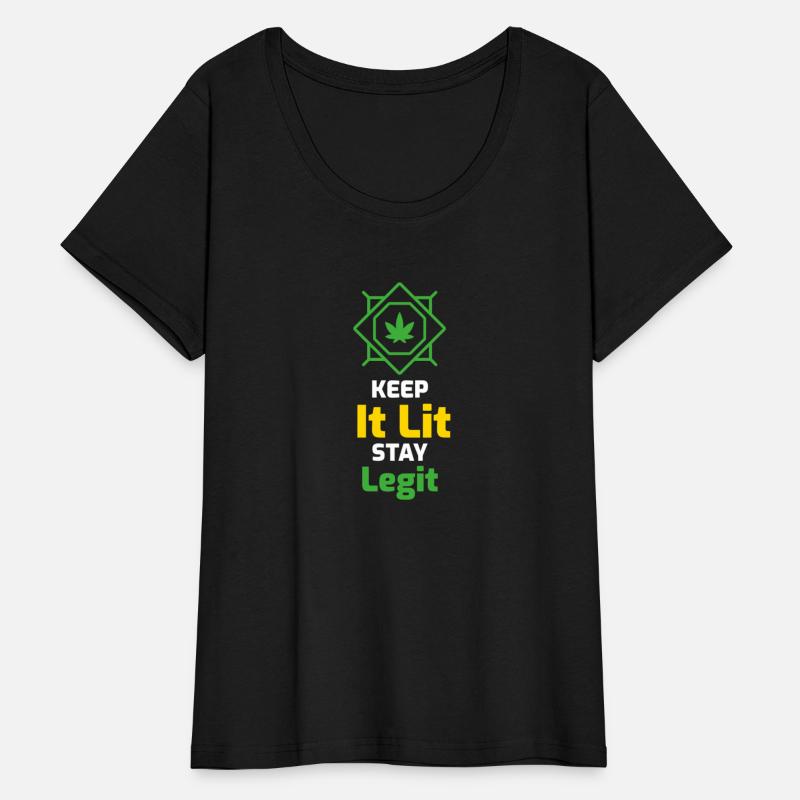 Keep It Lit, Stay Legit Cannabis Lifestyle Tee