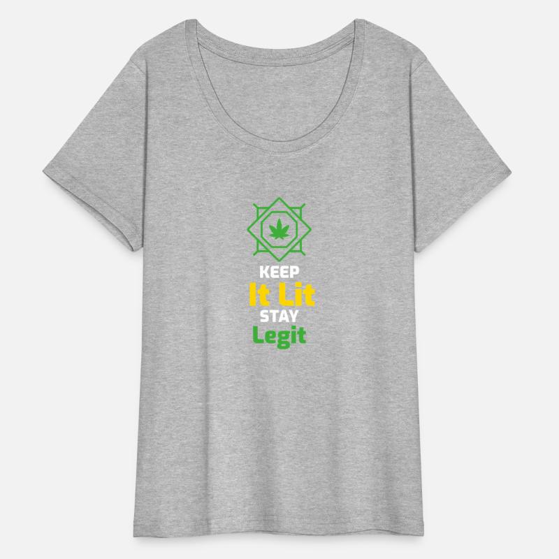 Keep It Lit, Stay Legit Cannabis Lifestyle Tee