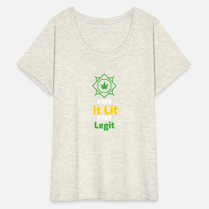 Keep It Lit, Stay Legit Cannabis Lifestyle Tee