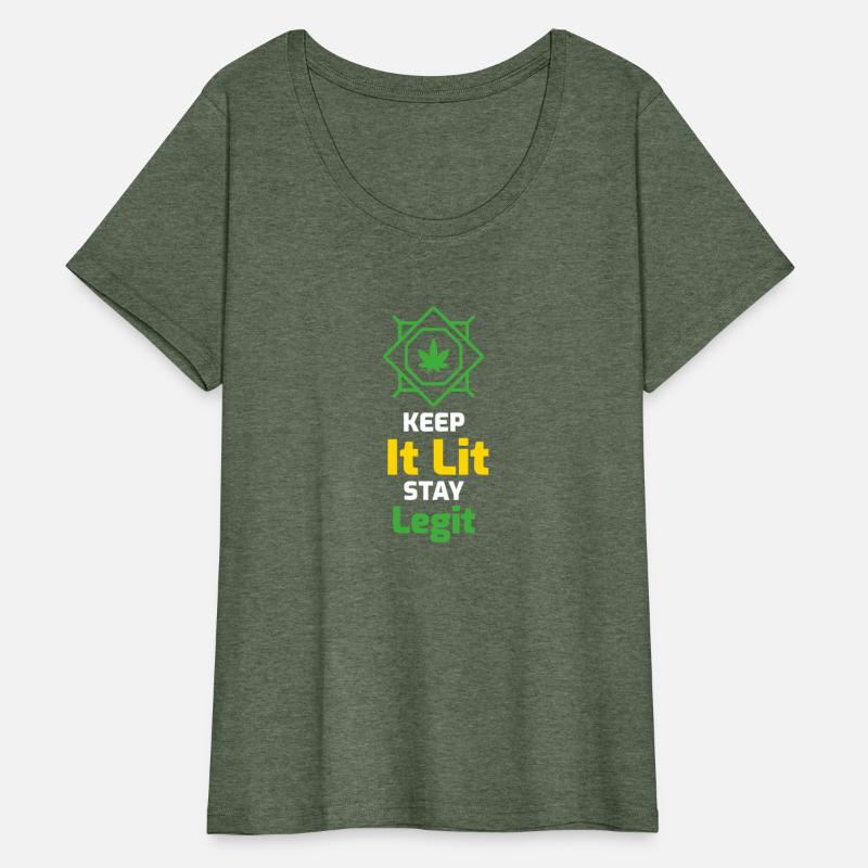 Keep It Lit, Stay Legit Cannabis Lifestyle Tee