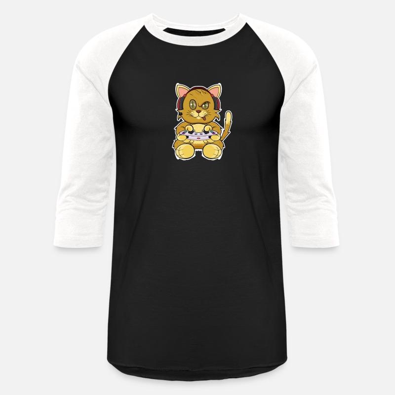 Kitten Cat With Gaming Controller I Funny Gaming