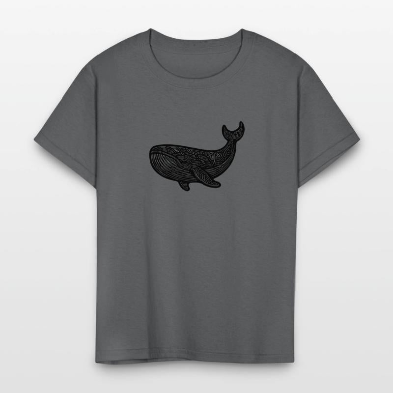 Large Swimming Whale Vintage Sea Animal