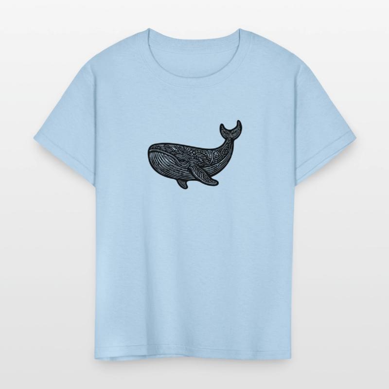 Large Swimming Whale Vintage Sea Animal