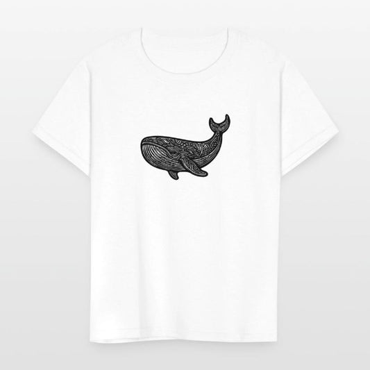 Large Swimming Whale Vintage Sea Animal