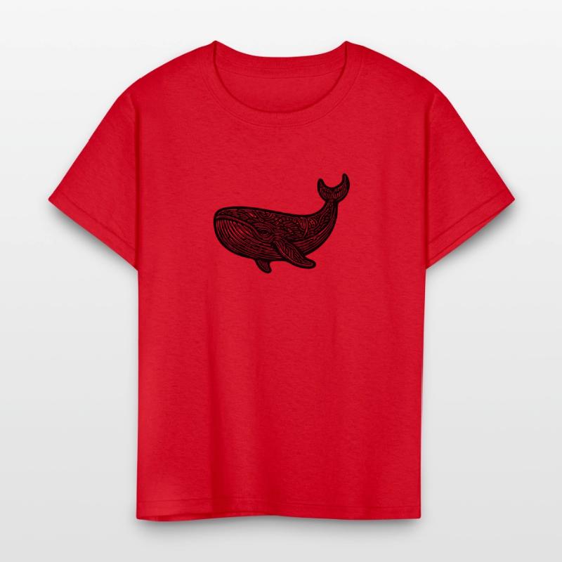 Large Swimming Whale Vintage Sea Animal