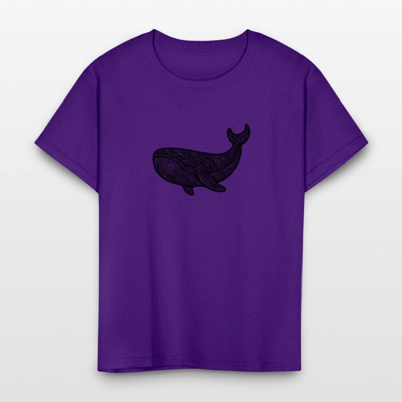 Large Swimming Whale Vintage Sea Animal