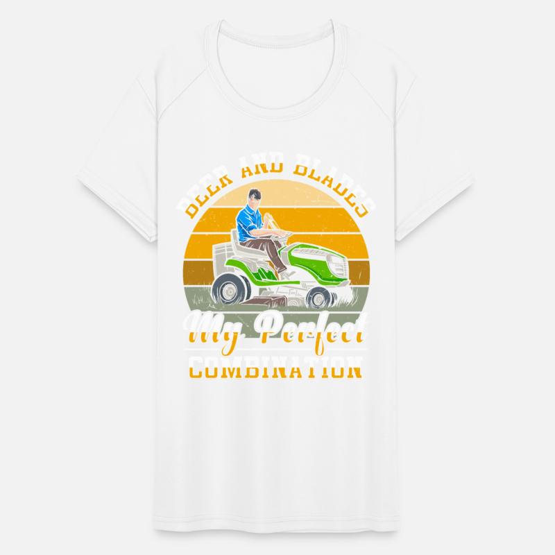 Lawn Mowing Lawn Mower Gardener Gardening Beer