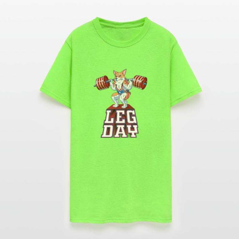 Leg Day Corgi Weight Lifting Squat Gym